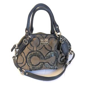 Coach Handbag Madison Sequin Optical Art Sophia J1082-15945 Look Twice Details